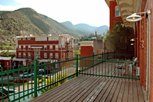 106 Deck - Gym Club Suites, Bisbee Arizona Hotels